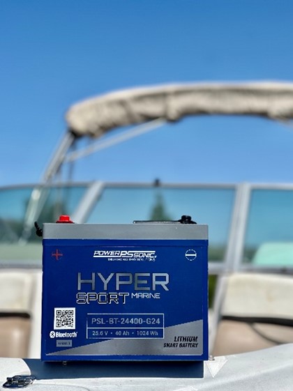 Experience the benefits of marine lithium with this durable boating battery.